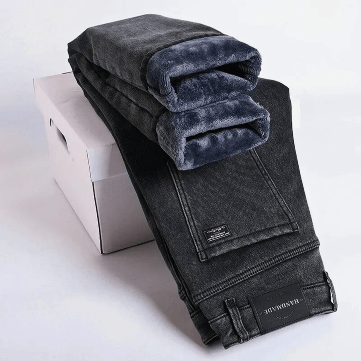 BRYNOUVELLE | PANTALON EN DENIM THERMIQUE
