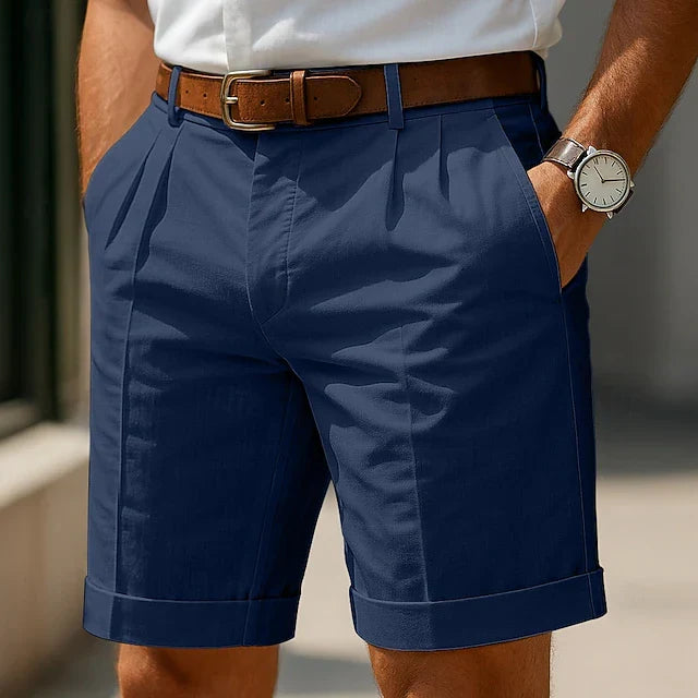 BRYNOUVELLE | SHORT PLISSÉ SUR MESURE POUR HOMMES